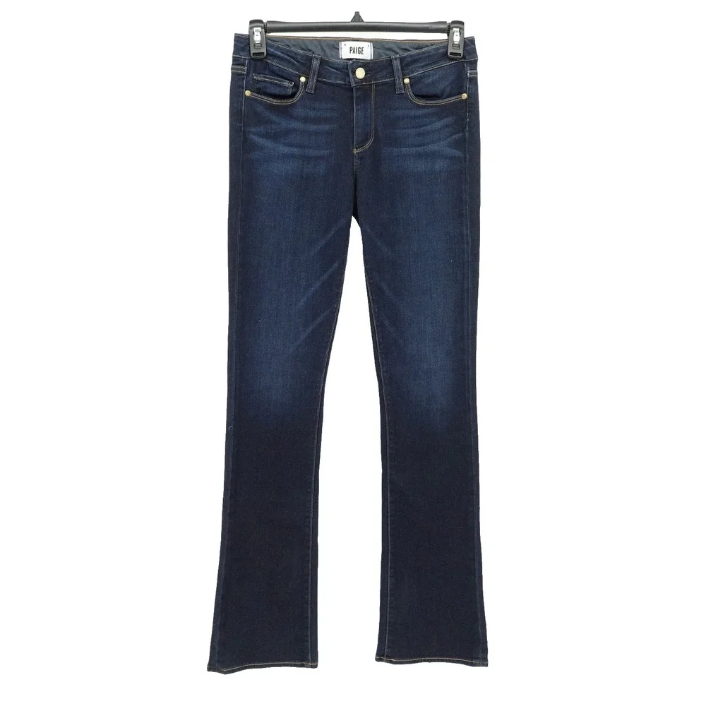 Paige Denim Jeans SZ 30 Manhattan Flared Boot Western Cowgirl Rodeo Modern